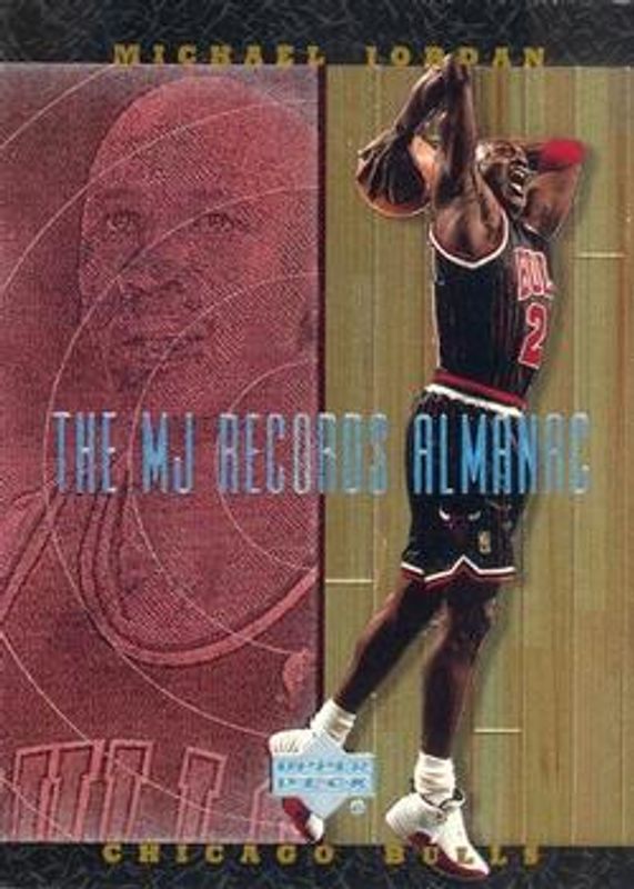 Michael Jordan 1999 Upper Deck Hardcourt #J8 The MJ Records Almanac RAW