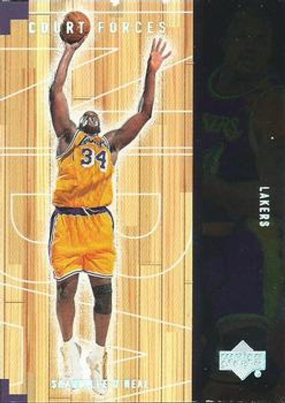 Shaquille O'Neal 1999 Upper Deck Hardcourt #CF5 Court Forces RAW