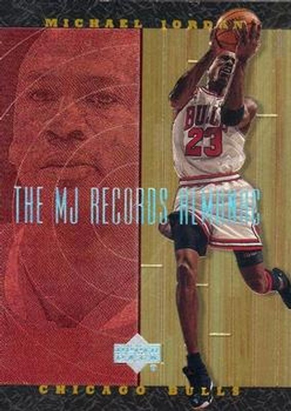 Michael Jordan 1999 Upper Deck Hardcourt #J5 The MJ Records Almanac RAW