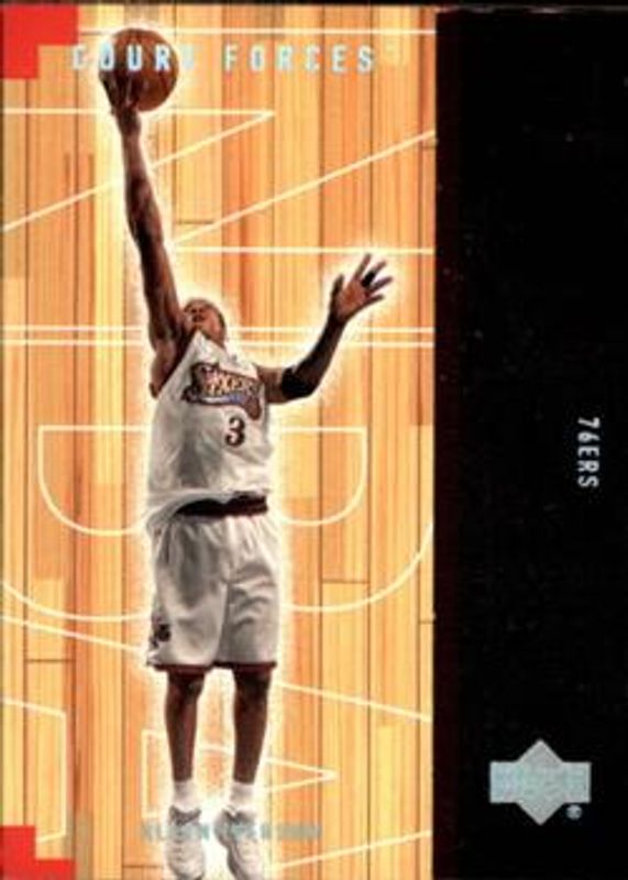 Allen Iverson 1999 Upper Deck Hardcourt #CF7 Court Forces RAW