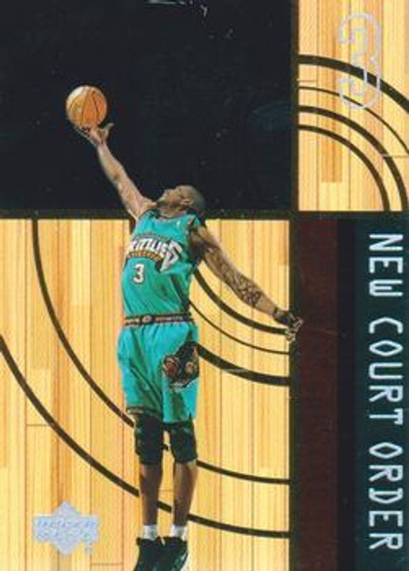Shareef Abdur-Rahim 1999 Upper Deck Hardcourt #NC15 New Court Order RAW