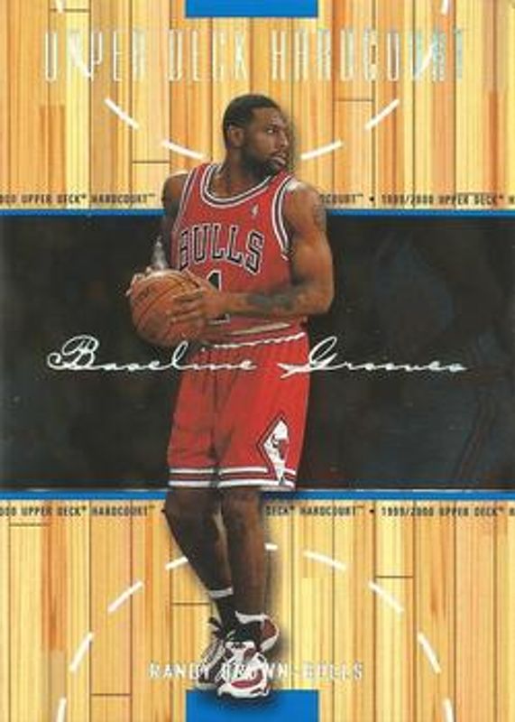 1999 Upper Deck Hardcourt #8 Baseline Grooves Rainbow /500