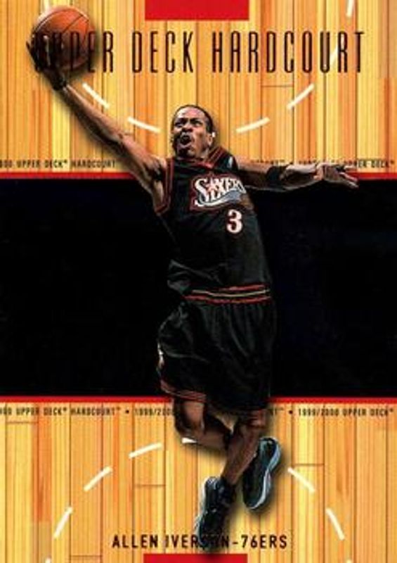 Allen Iverson 1999 Upper Deck Hardcourt #40 Base RAW