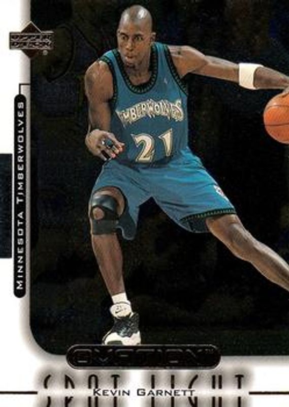 Kevin Garnett 1999 Upper Deck Ovation #OS1 Spotlight RAW