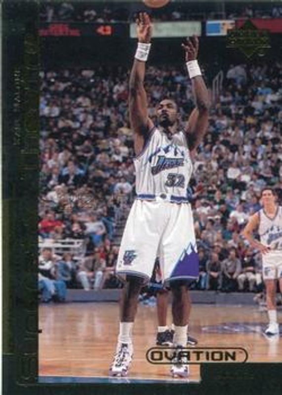 Karl Malone 1999 Upper Deck Ovation #ST20 Superstar Theatre RAW