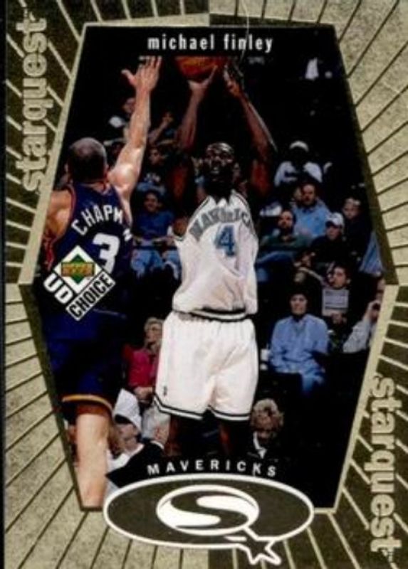 Michael Finley 1998 Upper Deck Choice #SQ6 StarQuest - Gold /100 RAW