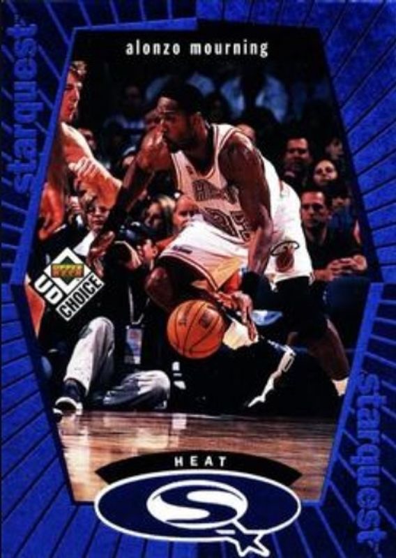 Alonzo Mourning 1998 Upper Deck Choice #SQ14 StarQuest - Blue RAW