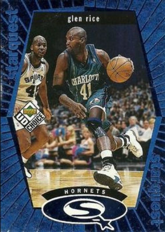 Glen Rice 1998 Upper Deck Choice #SQ3 StarQuest - Blue RAW