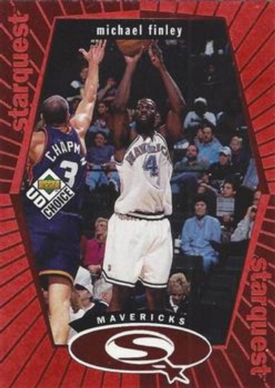 Michael Finley 1998 Upper Deck Choice #SQ6 StarQuest - Red RAW