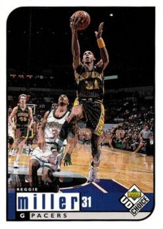 Reggie Miller 1998 Upper Deck Choice #56 Choice Reserve RAW