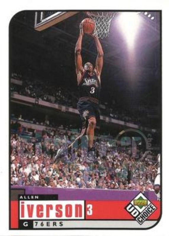Allen Iverson 1998 Upper Deck Choice #105 Choice Reserve RAW