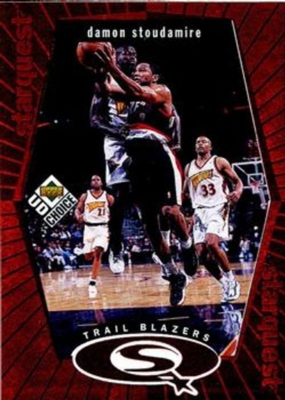 Damon Stoudamire 1998 Upper Deck Choice #SQ22 StarQuest - Red RAW