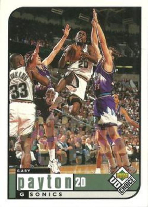 Gary Payton 1998 Upper Deck Choice #135 Choice Reserve RAW
