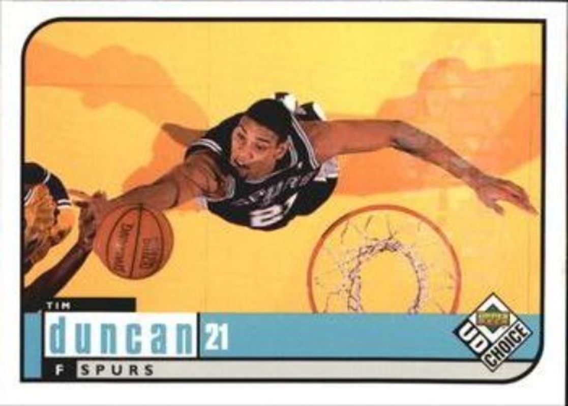Tim Duncan 1998 Upper Deck Choice #126 Choice Reserve RAW