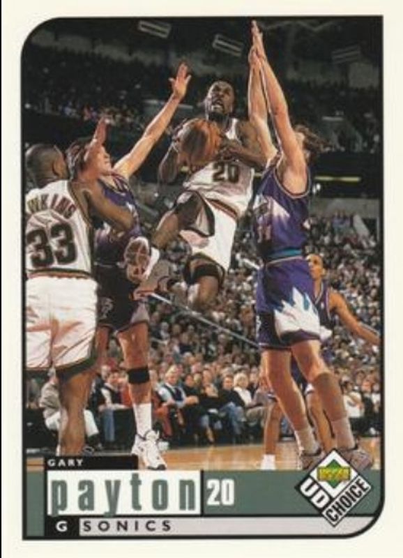 Gary Payton 1998 Upper Deck Choice #135 Base RAW
