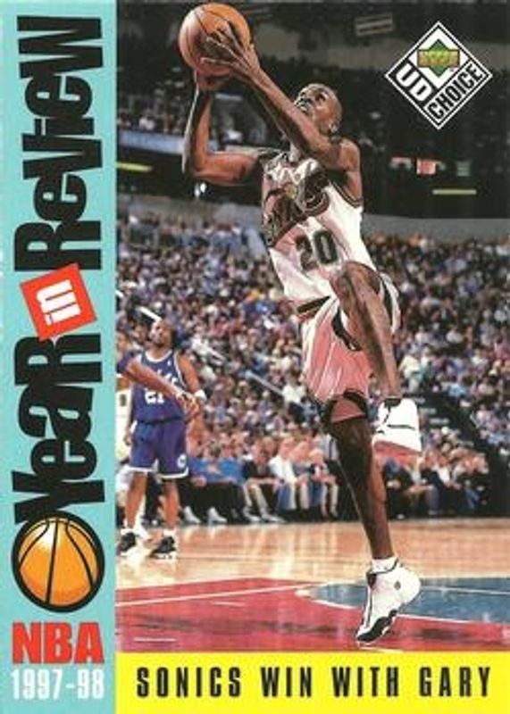 Gary Payton 1998 Upper Deck Choice #188 Base RAW