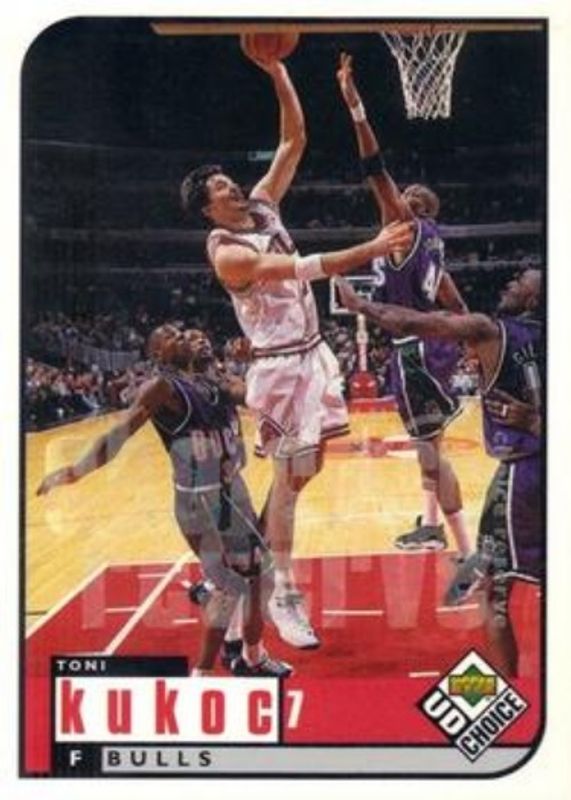 Toni Kukoc 1998 Upper Deck Choice #18 Choice Reserve RAW