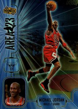 Michael Jordan 1998 Upper Deck Ionix #A2 Area 23 Price Guide