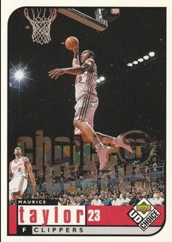 Maurice Taylor 1998 Upper Deck Choice #65 Choice Reserve RAW