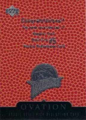 1998 Upper Deck Ovation #75T Rookie Draft Pick Redemptions