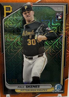 2024 Bowman Chrome Mega Box #31 Orange Mojo Refractor /25
