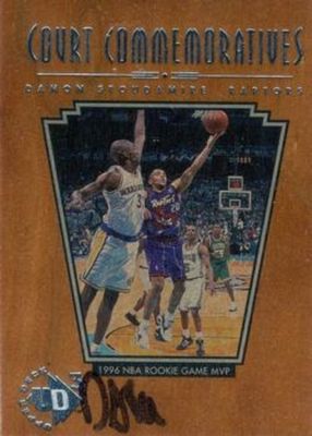 1996 Upper Deck UD3 #C2 Court Commemorative Autographs