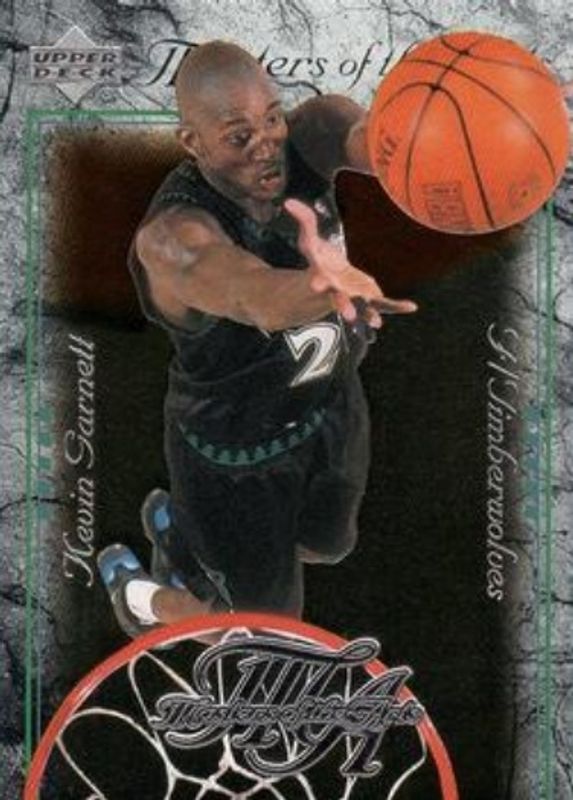 Kevin Garnett 2000 Upper Deck #MA4 Masters of the Arts RAW