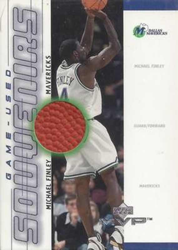 Michael Finley 2000 Upper Deck MVP #MF-S Game Used Souvenirs RAW