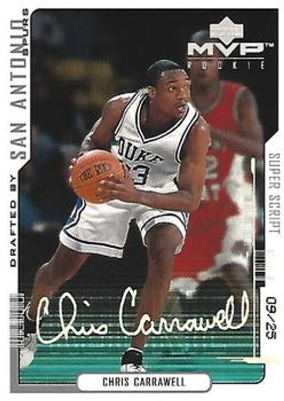 2000 Upper Deck MVP #209 Super Script /25