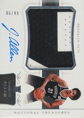 2017 National Treasures #122 Rookie Patch Auto Horizontal /49