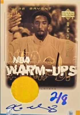 2000 Upper Deck Encore #KB-A NBA Warm Ups Autographs /50