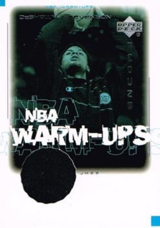 DeShawn Stevenson 2000 Upper Deck Encore #DS-W NBA Warm Ups Rookie RAW