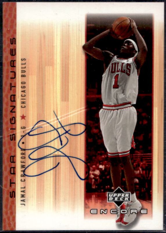 Jamal Crawford 2000 Upper Deck Encore #CR Star Signatures Rookie RAW