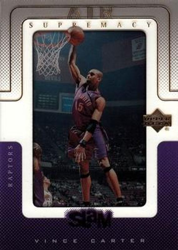 Vince Carter 2000 Upper Deck Slam #S2 Air Supremacy RAW
