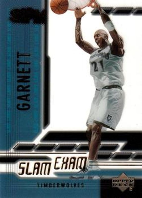 Kevin Garnett 2000 Upper Deck Slam #SE2 Slam Exam RAW