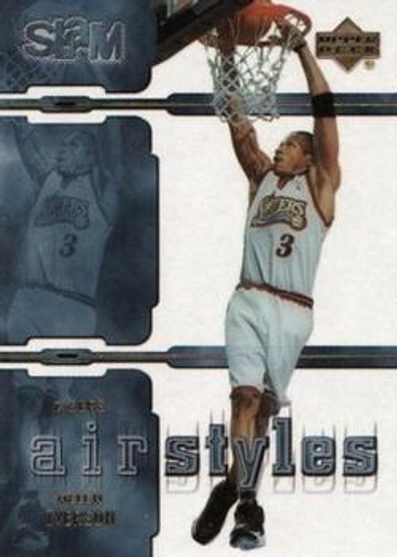 Allen Iverson 2000 Upper Deck Slam #AS6 Air Styles RAW