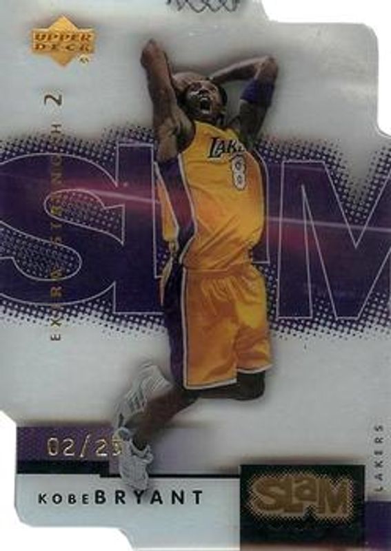 Kobe Bryant 2000 Upper Deck Slam #27 Extra Strength Gold /25 RAW