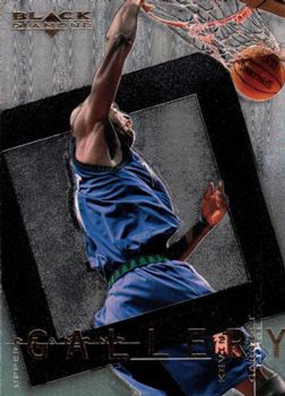 Kevin Garnett 2000 Upper Deck Black Diamond #DG3 Diamond Gallery RAW