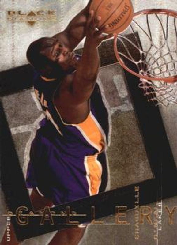 Shaquille O'Neal 2000 Upper Deck Black Diamond #DG4 Diamond Gallery RAW