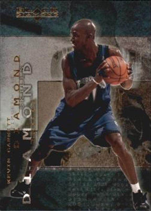 Kevin Garnett 2000 Upper Deck Black Diamond #DS1 Diamond Skills RAW
