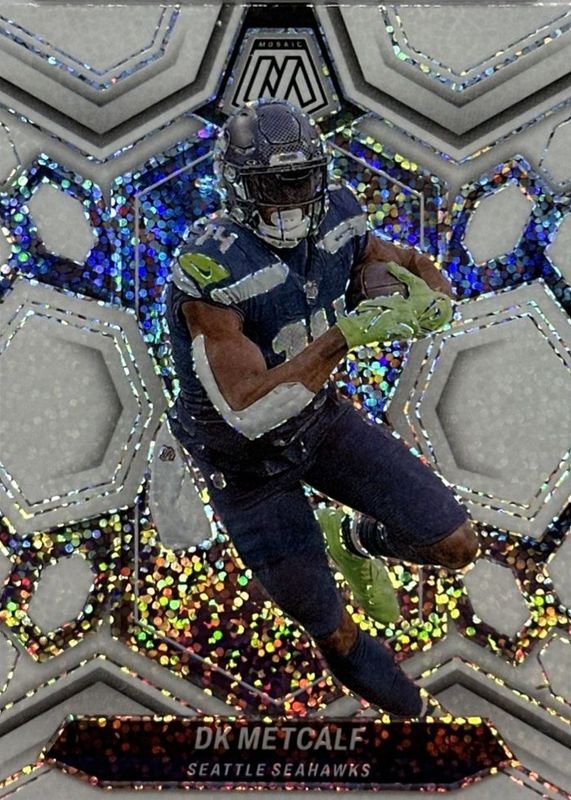 DK Metcalf 2024 Mosaic #199 White Sparkle /(SSP) RAW