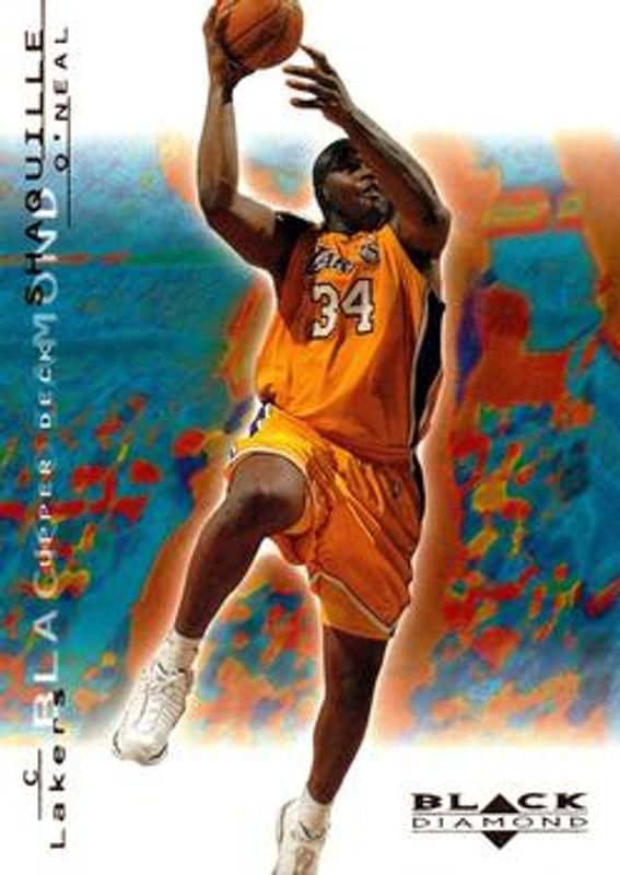 Shaquille O'Neal 2000 Upper Deck Black Diamond #39 Base /1000 RAW