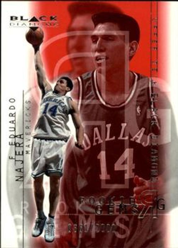 Eduardo Najera 2000 Upper Deck Black Diamond #91 Base /1000 Rookie RAW