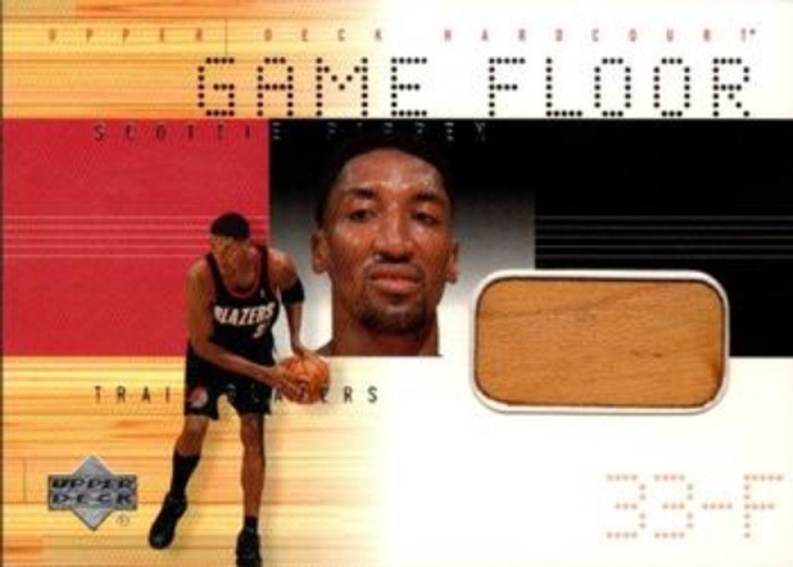Scottie Pippen 2000 Upper Deck Hardcourt #SP-F Game Floor RAW