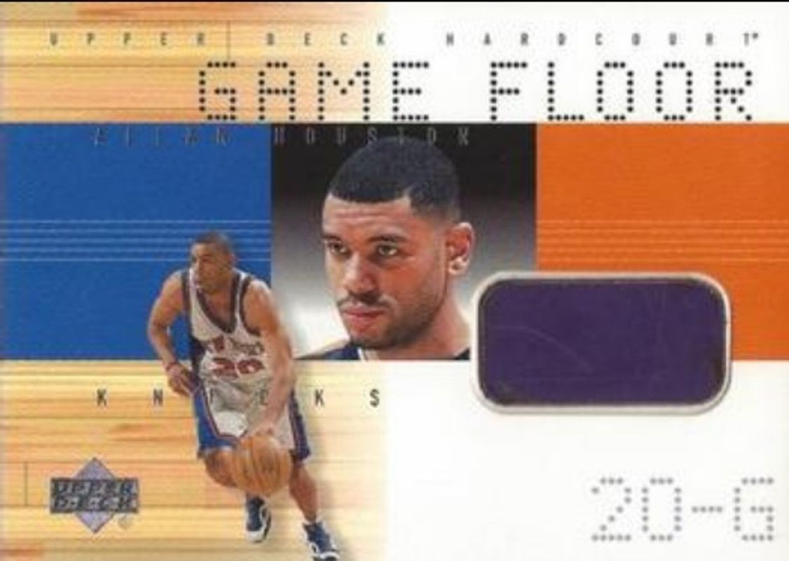 Allan Houston 2000 Upper Deck Hardcourt #AL-F Game Floor RAW