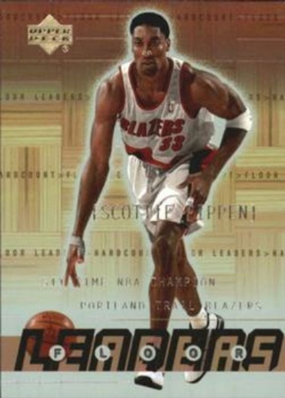 Scottie Pippen 2000 Upper Deck Hardcourt #FL15 Floor Leaders RAW