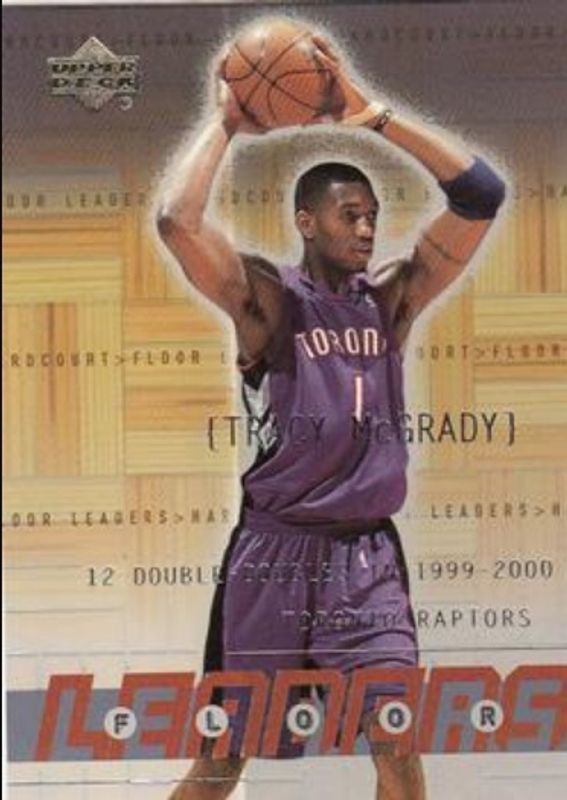 Tracy McGrady 2000 Upper Deck Hardcourt #FL9 Floor Leaders RAW