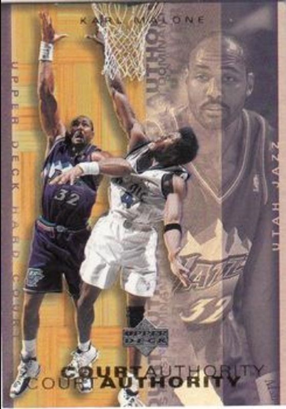 Karl Malone 2000 Upper Deck Hardcourt #CA10 Court Authority RAW