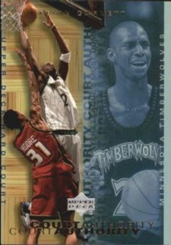 Kevin Garnett 2000 Upper Deck Hardcourt #CA5 Court Authority RAW