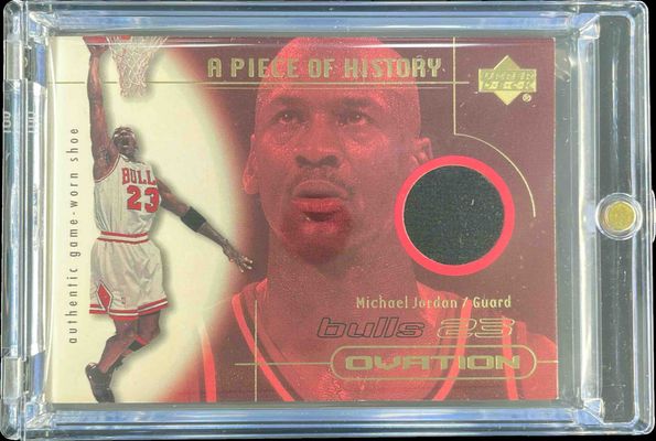2000 Upper Deck Ovation #MJ-S A Piece of History /8